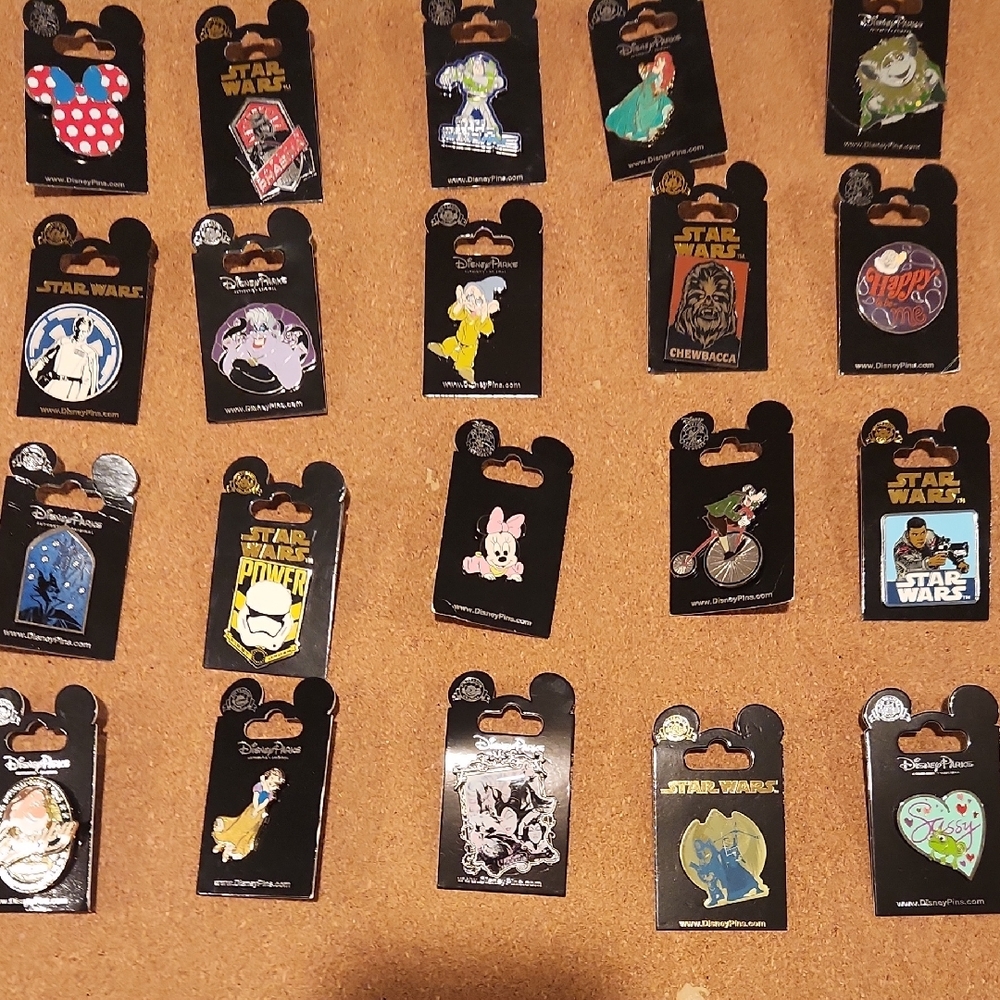 Star Wars and Disney Pin Collection